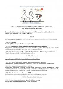 Teljessé vált az EGY.8 konferencia programja